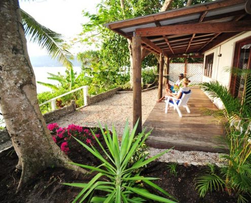 Hideaway Island Resort, Vanuatu - Deck Views